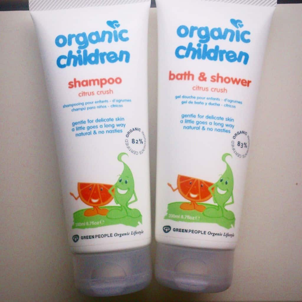 Green People Organic Children Shampoo + bad/douchegel Citrus Crush