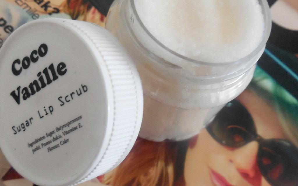 wat maakt je mooi coco vanille sugar lip scrub