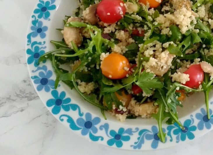 Vegan couscous salade