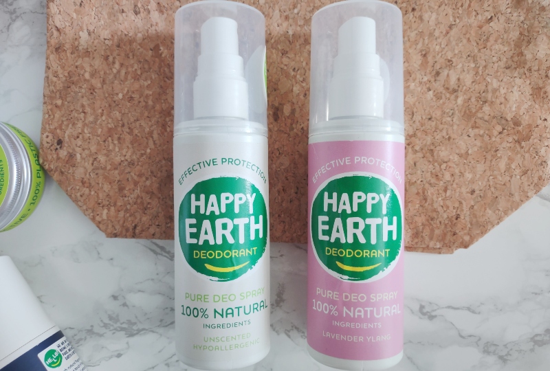 happy earth natuurlijke deodorant spray